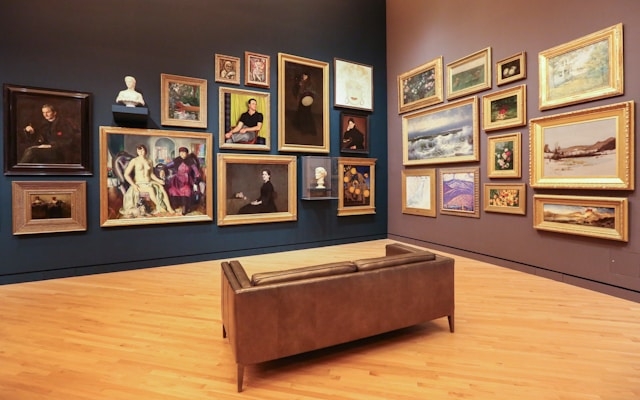 a collection of camp photos displayed in a modern gallery grid.